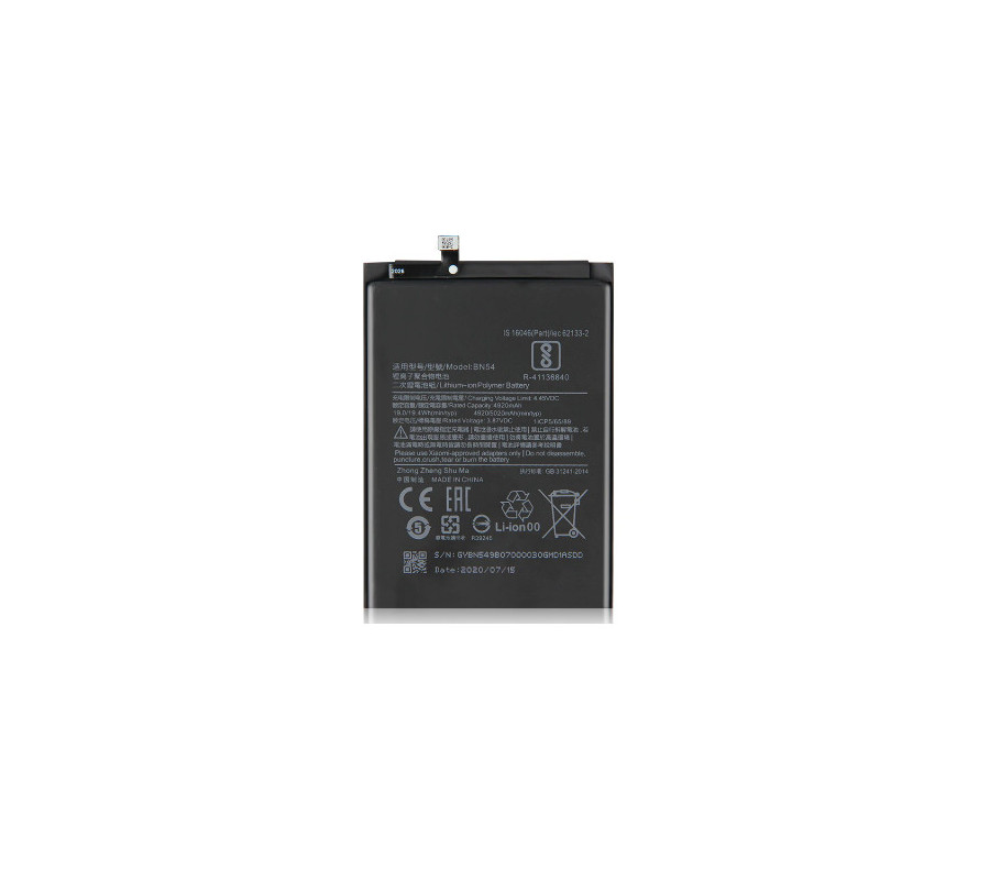 Bateria Original Xiaomi Redmi 9, 9A, Note 9 (BN54). Service Pack