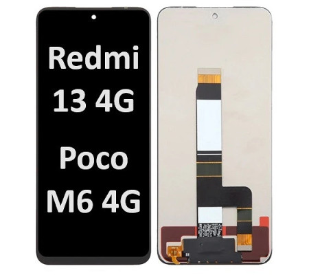 Pantalla completa Xiaomi Redmi 13 4G/5G / Poco M6 4G (2024)