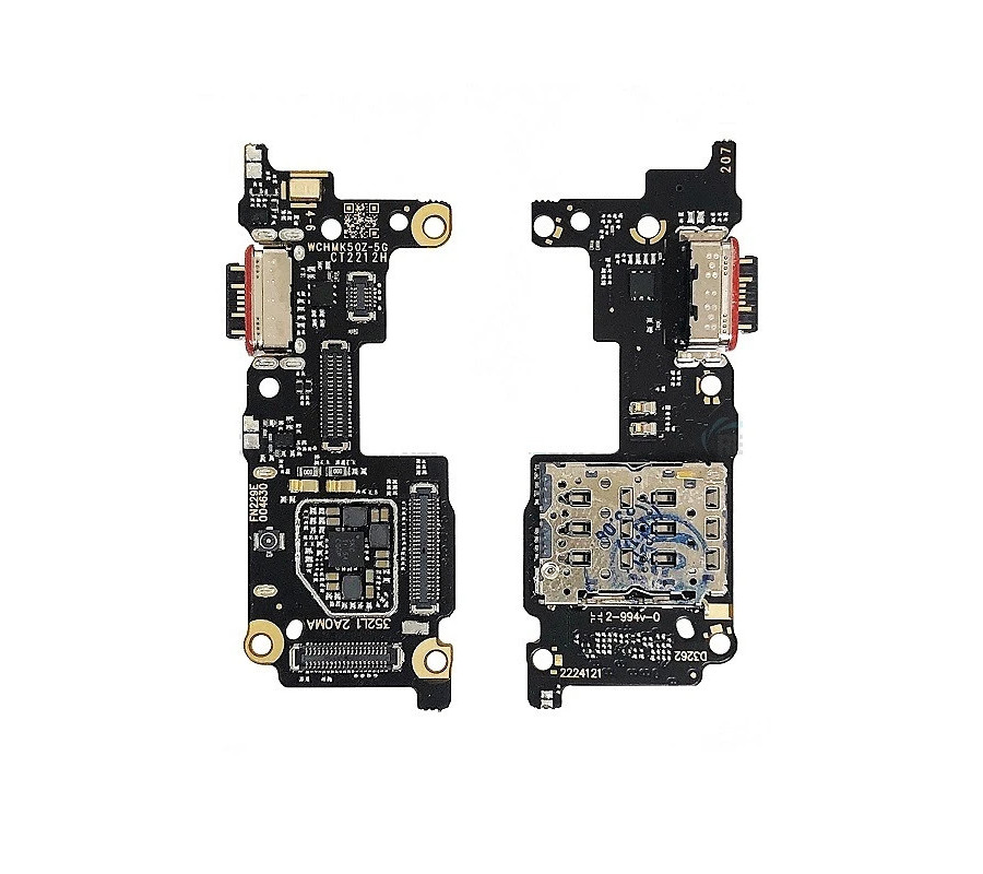 Placa Auxiliar con conector de carga y Lector sim Xaiomi 12T / 12T Pro