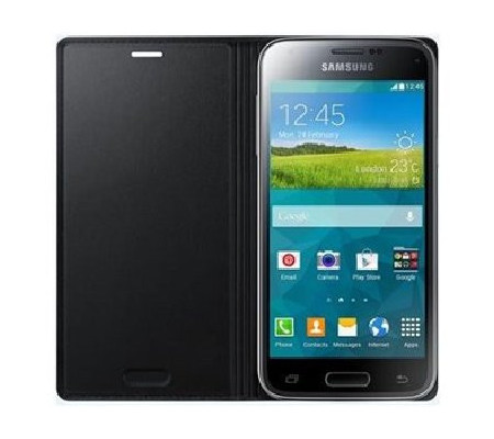 Funda Flip Original Galaxy S5 Mini G800 (EF-FG800BBEG)