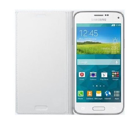 Funda Flip Original Galaxy S5 Mini G800 (EF-FG800BBEG)