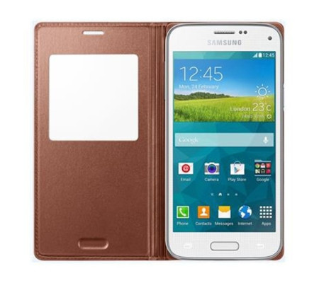 Funda S-View Original Galaxy S5 Mini (EF-CG800BWEG)