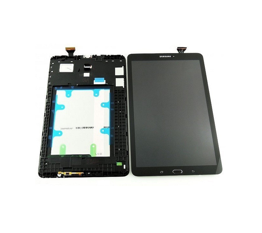 Pantalla Completa + Carcasa Frontal Original Galaxy Tab E 9.6 (T560). Negro