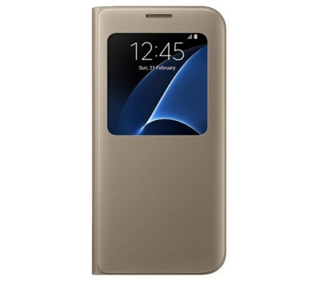 Funda S-View Original Samsung Galaxy S7 Edge (EF-CG935P)