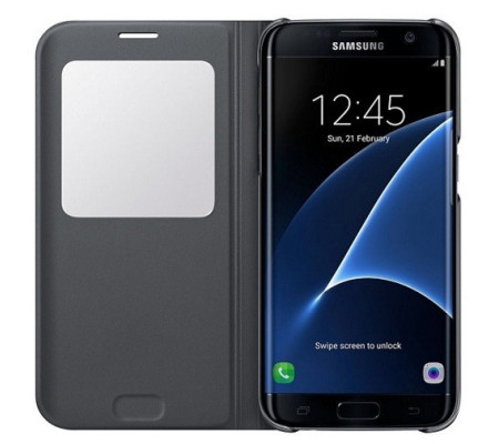 Funda S-View Original Samsung Galaxy S7 Edge (EF-CG935P)