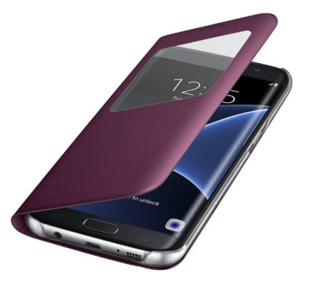Funda S-View Original Samsung Galaxy S7 Edge (EF-CG935P)