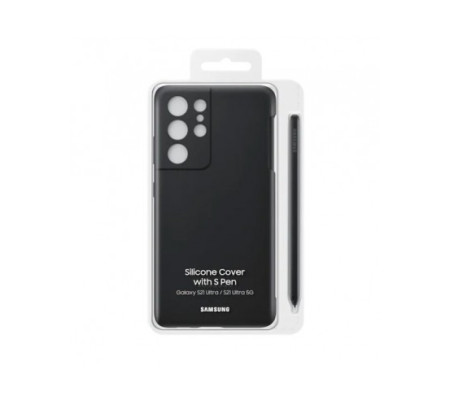 Funda de Silicona Samsung Galaxy S21 Ultra con S-Pen (EF-PG99PTB)