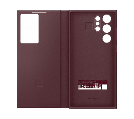 Funda original Clear View Samsung Galaxy S22 Ultra (EF-ZS908CBE)