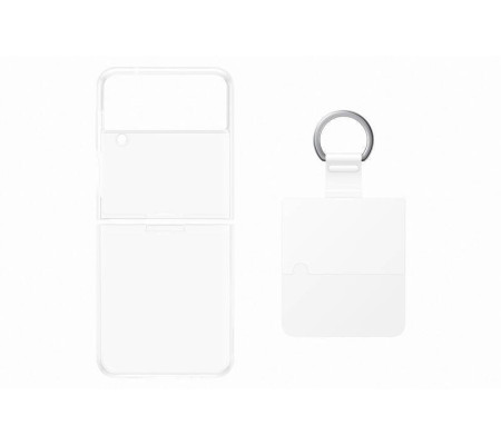 Funda Clear Cover con Anillo Samsung Galaxy Z Flip 4 (EF-OF721CTE)