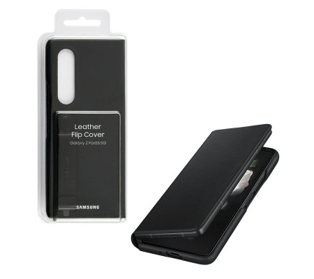 Funda de Cuero Flip Cover Samsung Galaxy Z Fold 3 (EF-FF926LBE) Original