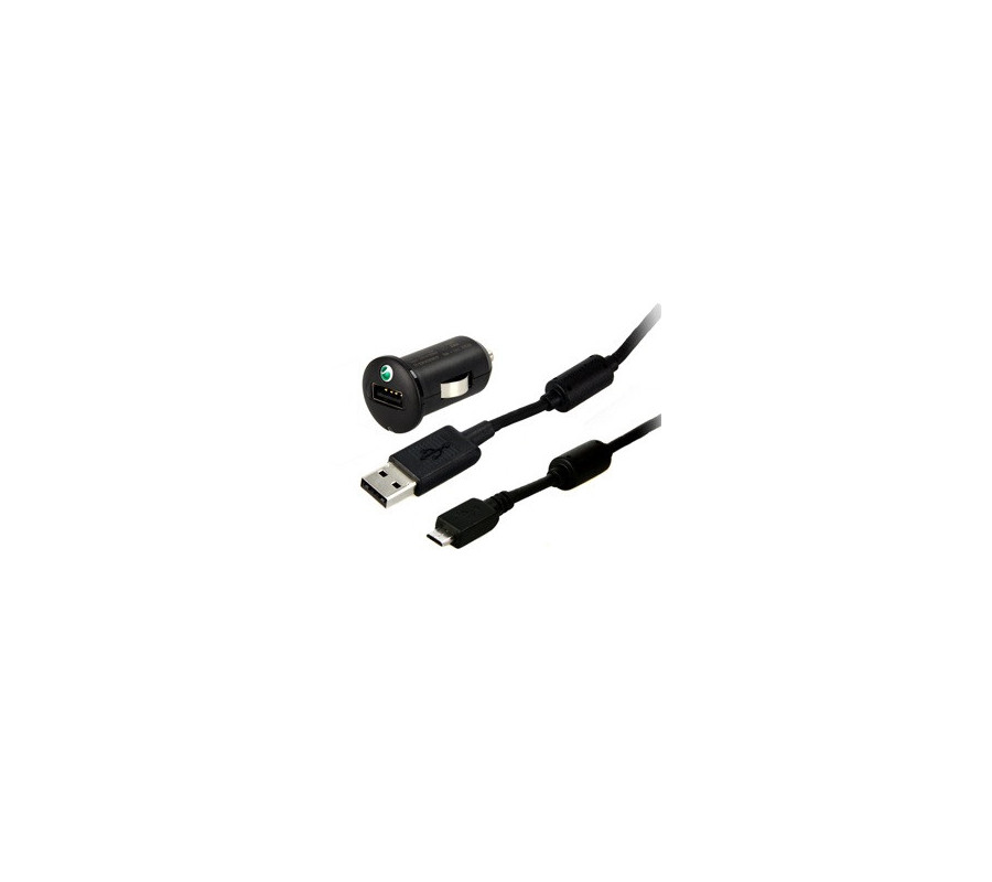 Cargador coche Original Sony-Ericsson MicroUsb (AN401)