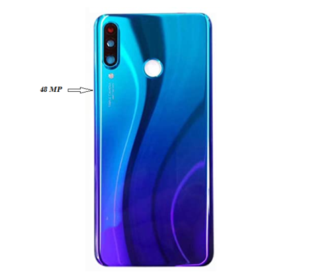 Carcasa Trasera Huawei P30 Lite/ Nova 4E (48MP). Compatible sin logo