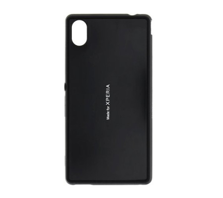 Cubierta Trasera Original Gel Shell Sony Xperia Z3+ (SMA4157B). Negro