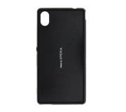 Cubierta Trasera Original Gel Shell Sony Xperia Z3+ (SMA4157B). Negro