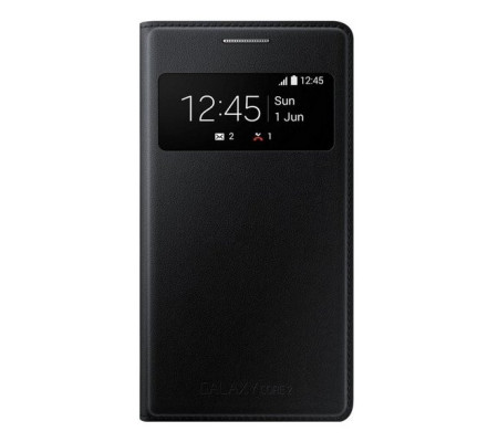Funda S-View Original Samsung Galaxy Core 2 (EF-CG355BBE)