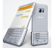Cubierta Trasera + Teclado Original Samsung Galaxy S6 Edge+ (EJ-CG928M). QWERTZ