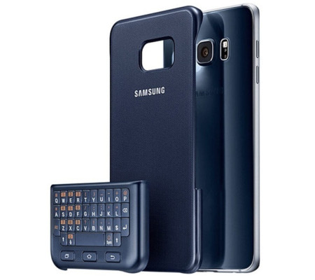 Cubierta Trasera + Teclado Original Samsung Galaxy S6 Edge+ (EJ-CG928M). QWERTZ