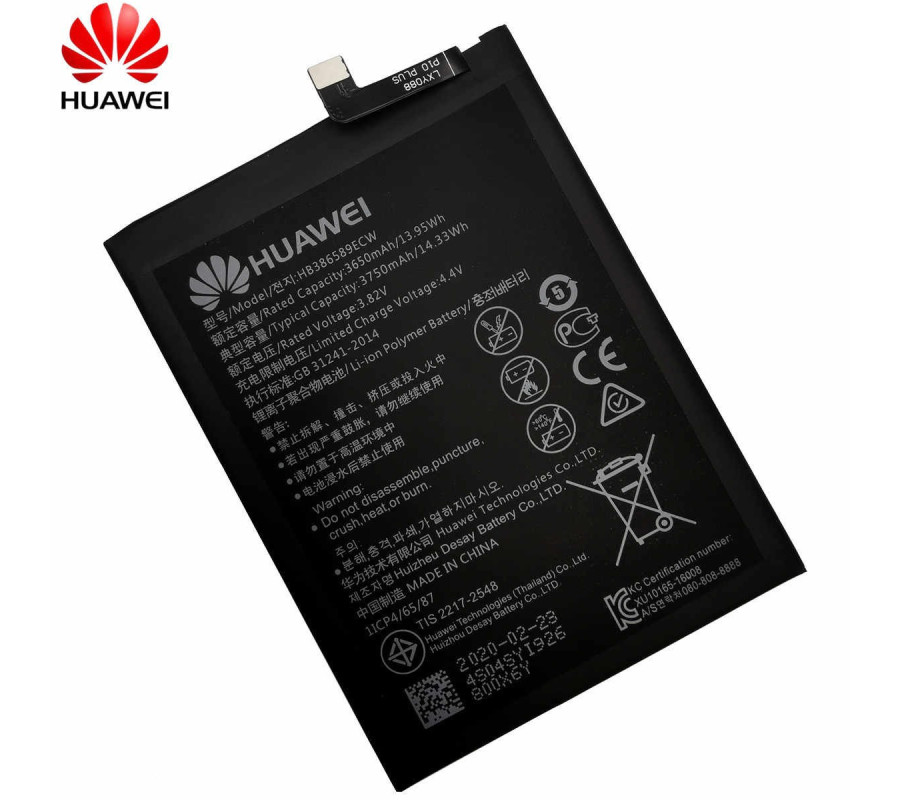 Batería Original Huawei Honor 8X / Honor 9X Lite (Service Pack). HB386590ECW