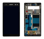 Pantalla Completa + Carcasa Frontal Original Sony Xperia C3