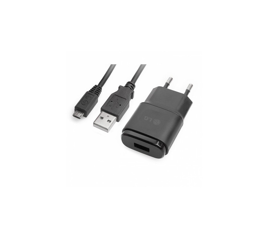 Pack LG cargador red + cable MicroUsb MCS-02. 1200 mAh (Original)