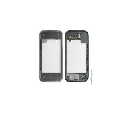 Pantalla Tactil-Digitalizador + Carcasa frontal Negro Nokia N97 Mini (Original)