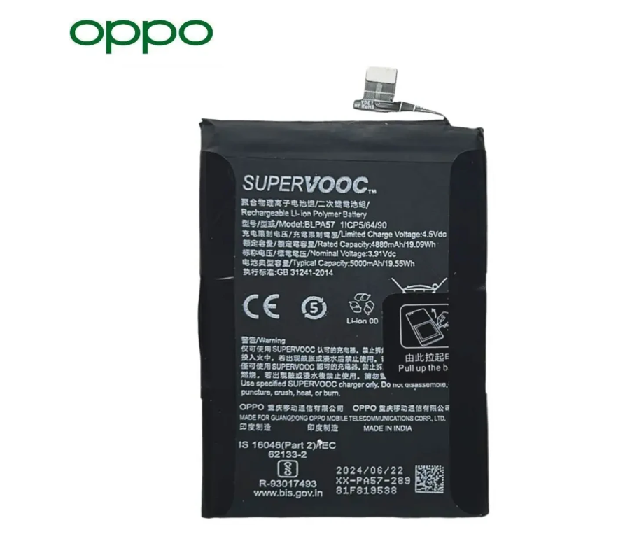 Batería Original OPPO Reno 12 Pro 5G BLPA57