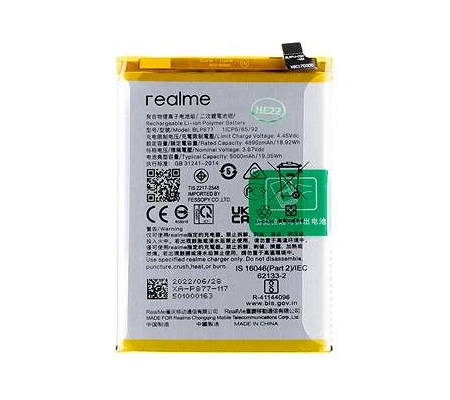 Bateria Realme 8i,9i 5G,C30/C31/C33/C35, Narzo50A/50i/Note 50  (BLP877) Compatible