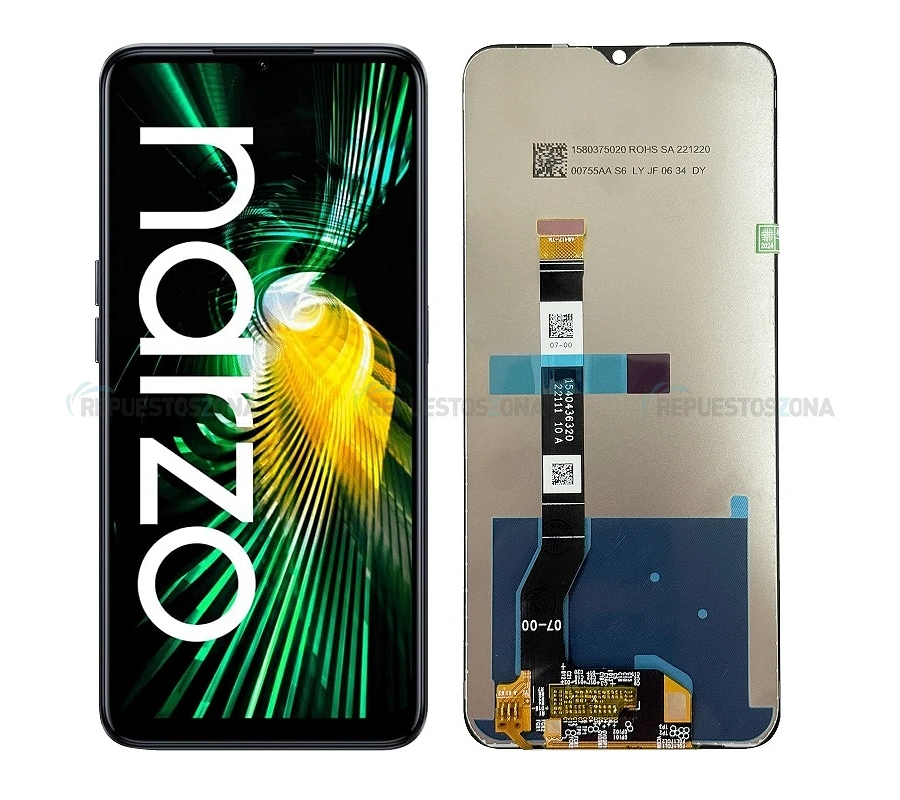 Pantalla completa Realme Narzo 50 5G / Oppo A97 (5G) (2022) sin marco