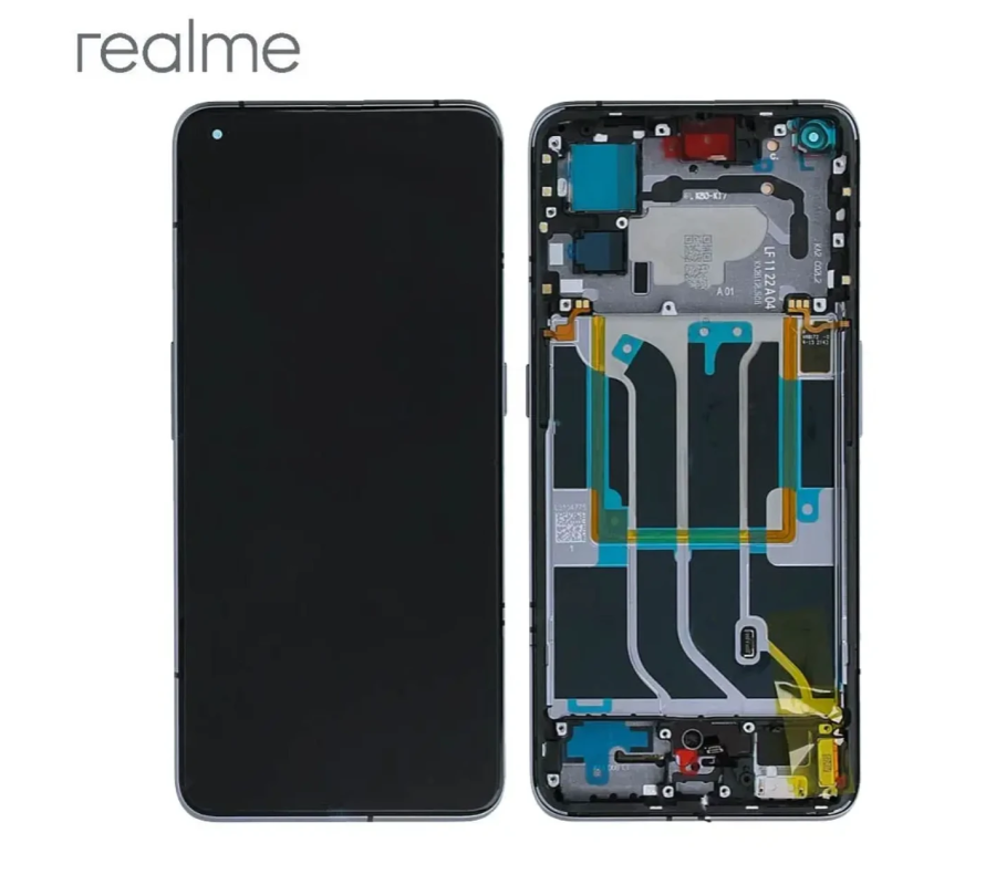 Pantalla Original Realme GT 2 Pro. Reacondicionada con chasis Negro