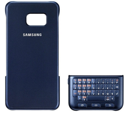 Cubierta Trasera + Teclado Original Samsung Galaxy S6 Edge+ (EJ-CG928M). QWERTZ