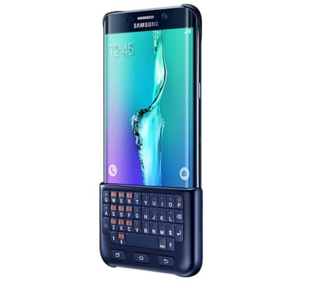 Cubierta Trasera + Teclado Original Samsung Galaxy S6 Edge+ (EJ-CG928M). QWERTZ