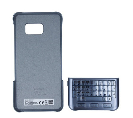 Cubierta Trasera + Teclado Original Samsung Galaxy S6 Edge+ (EJ-CG928M). QWERTZ