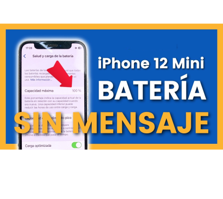 Batería iPhone 12 mini. Diagnostic